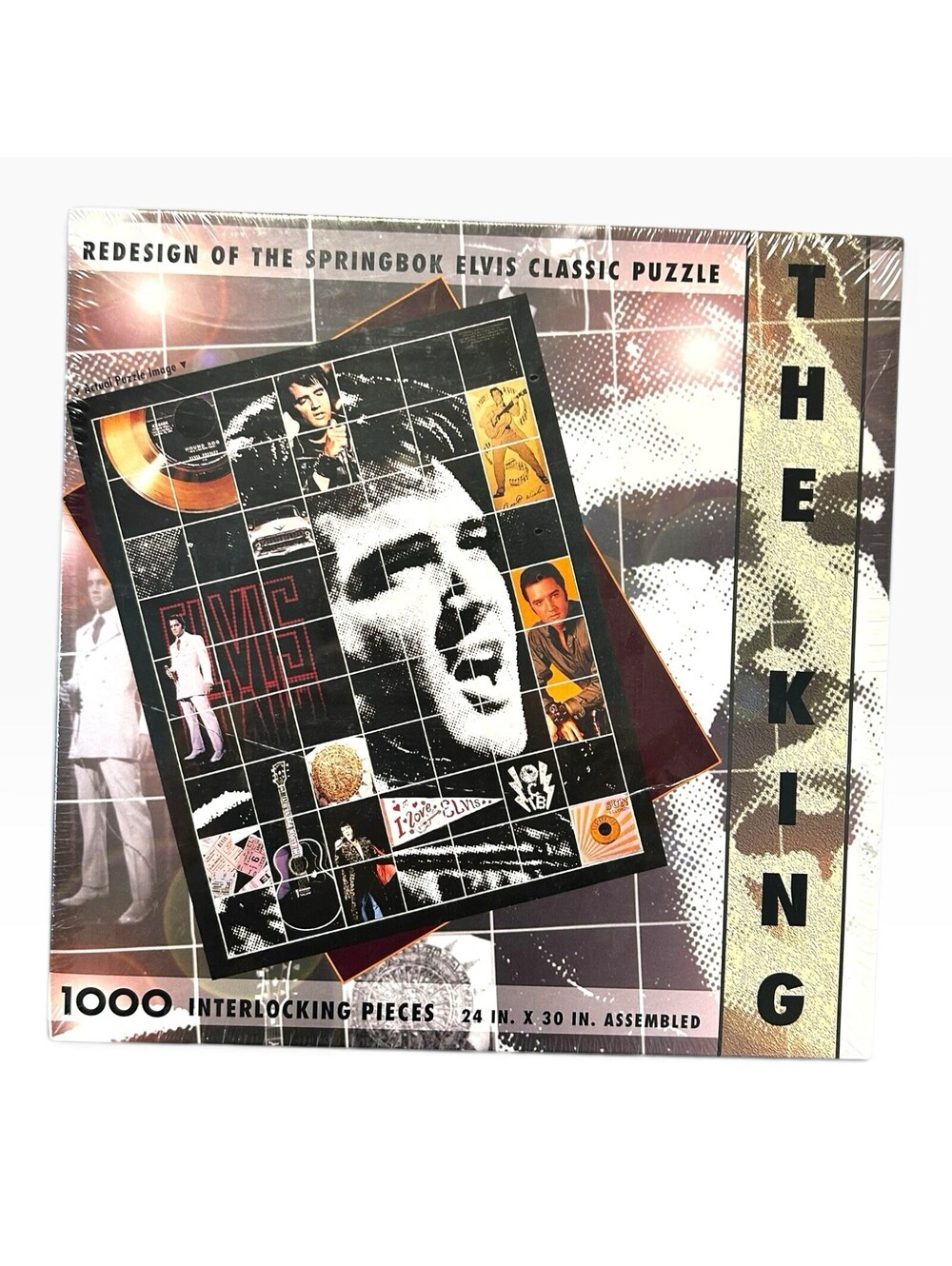 Elvis Puzzle 1000 Piece Springbok The King Elvis Presley Interlocking Pieces New